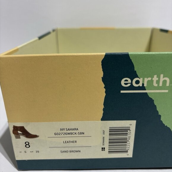 Earth Women’s Ivy Sahara, Brown Heeled Sandals, Size 8 M - Picture 7 of 7